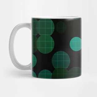 Abstract Digital Art Light Green Mug